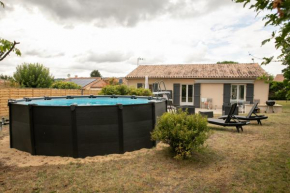 Plain pied climatisé piscine idéalement situé